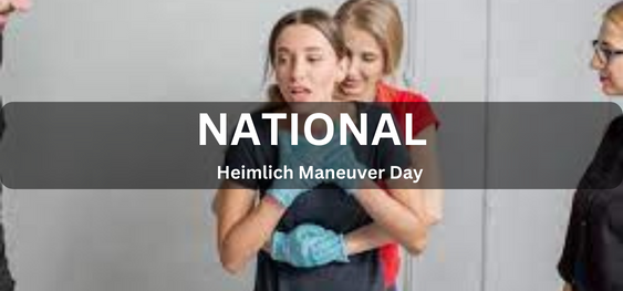 National Heimlich Maneuver Day [राष्ट्रीय हेमलिच पैंतरेबाज़ी दा]